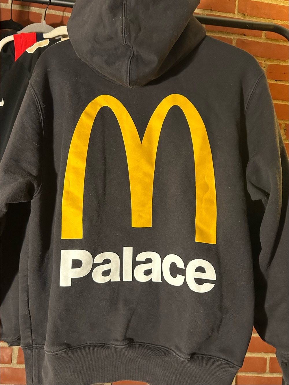 Palace-McDonalds pull over hoodie sz.med